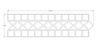 قالب بتن استامپ (طرح حاشیه) کد: BT - 03
